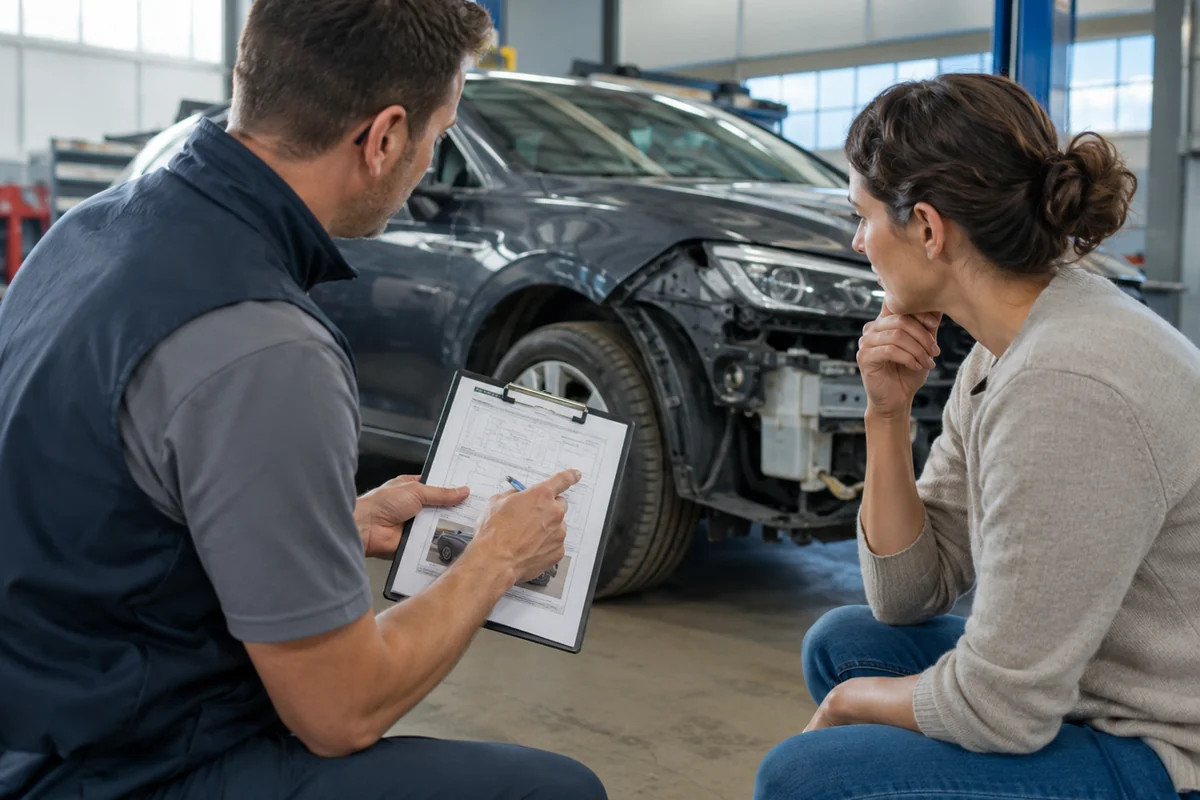Vehicle Damage and Repair Records After a Kelowna Crash